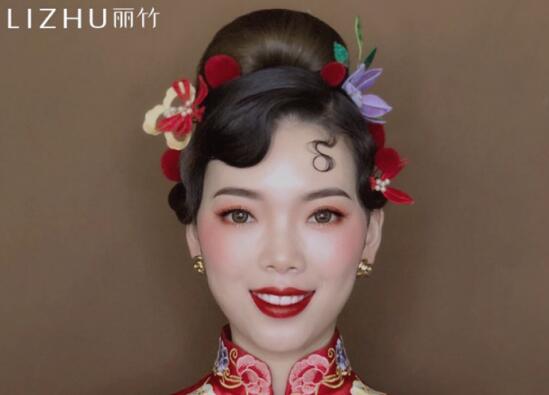 麗竹彩妝作品|中國古風(fēng)造型，不負一世韶光