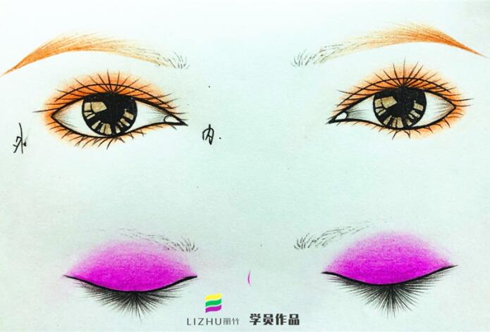 如何在紙上畫眼影？廣西專業(yè)化妝學(xué)校教你