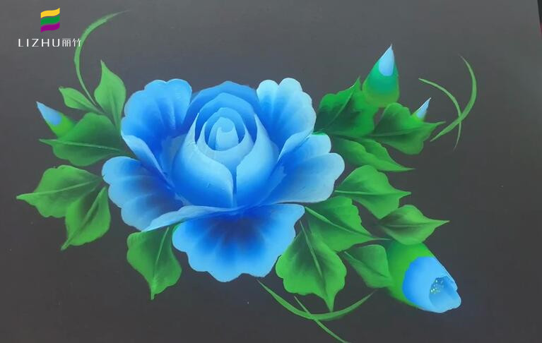 排筆彩繪美甲 ，南寧美甲學(xué)校學(xué)員作品