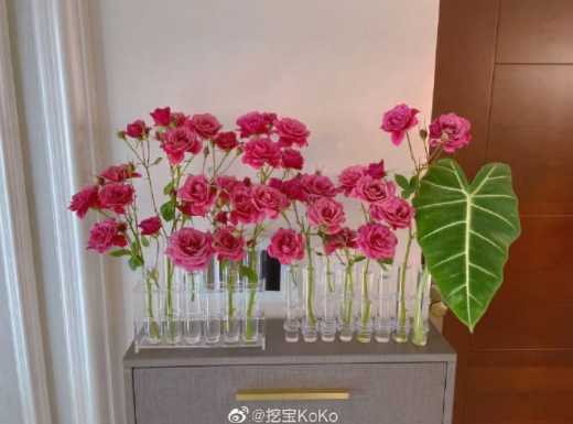 試管花瓶插花，廣西南寧花藝師培訓(xùn)學(xué)校分享浪漫