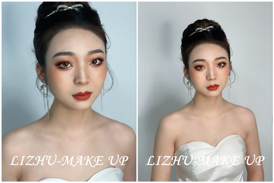 復(fù)古風(fēng)尚新娘造型，告訴你南寧彩妝職業(yè)技術(shù)哪家好