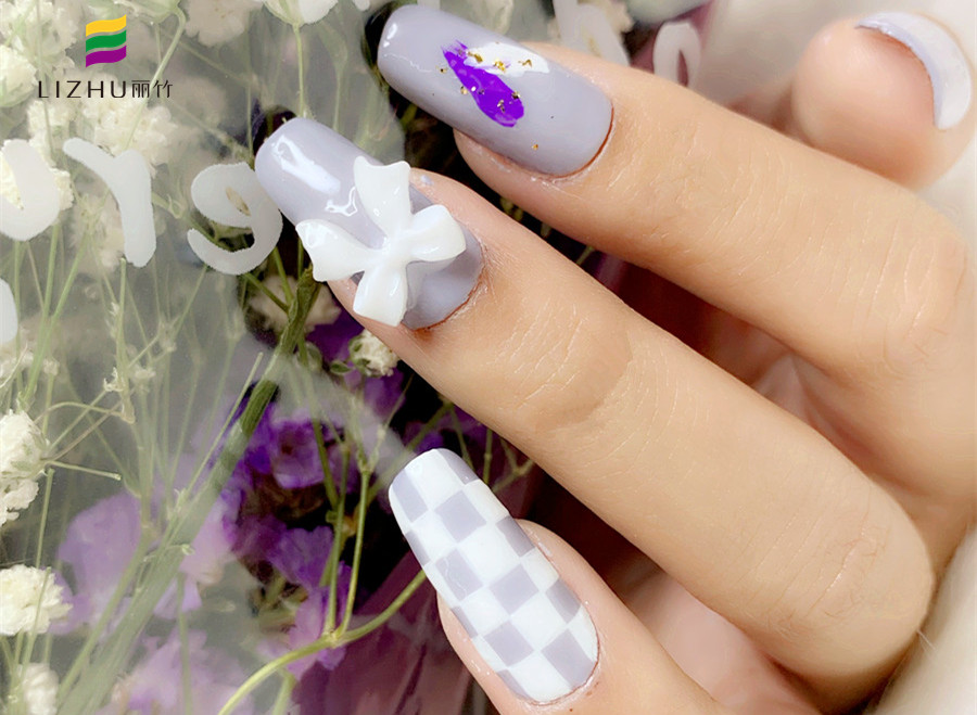鮮花美甲，南寧美甲款式造型學(xué)校作品