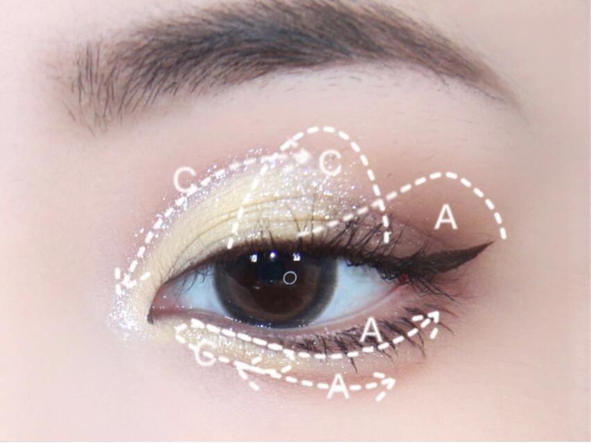 春日彩色眼妝，廣西彩妝基礎(chǔ)培訓(xùn)教學(xué)
