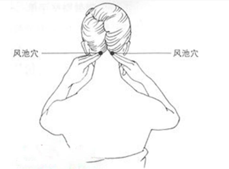 點(diǎn)按風(fēng)池有什么作用？南寧學(xué)美容經(jīng)絡(luò)