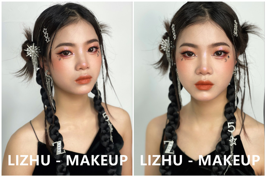y2k寫(xiě)真造型，南寧彩妝寫(xiě)真造型培訓(xùn)班作品