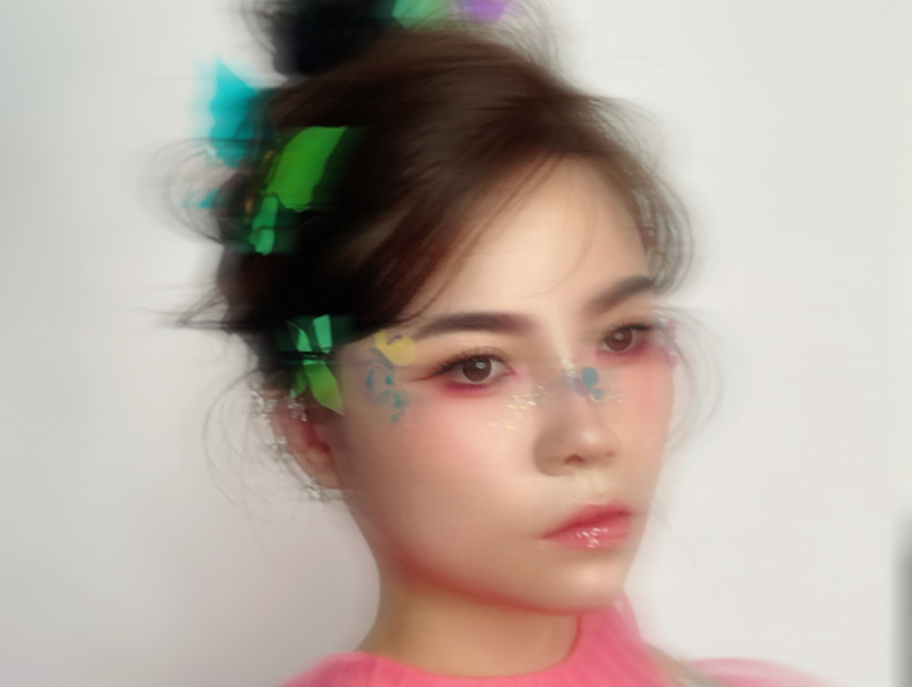 花樣抽絲新娘，廣西培訓彩妝職業(yè)作品欣賞