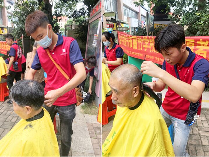小區(qū)免費理發(fā)，廣西美發(fā)志愿者理發(fā)活動