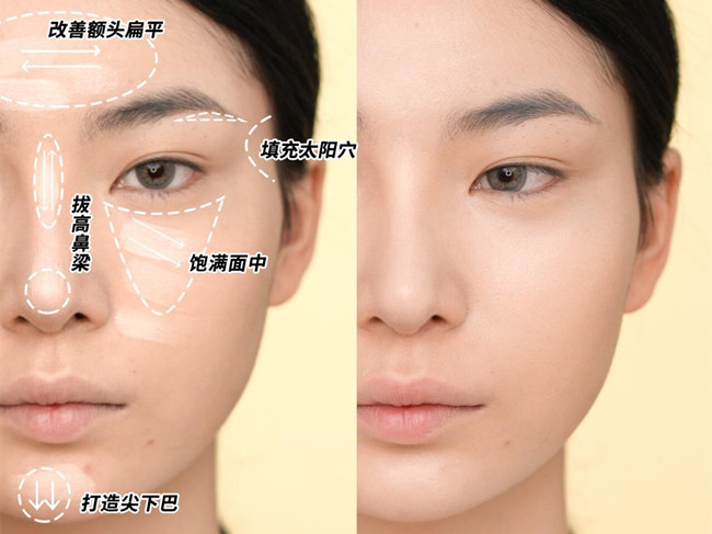南寧美妝教學(xué)：光影化妝術(shù)教程，打造骨感臉