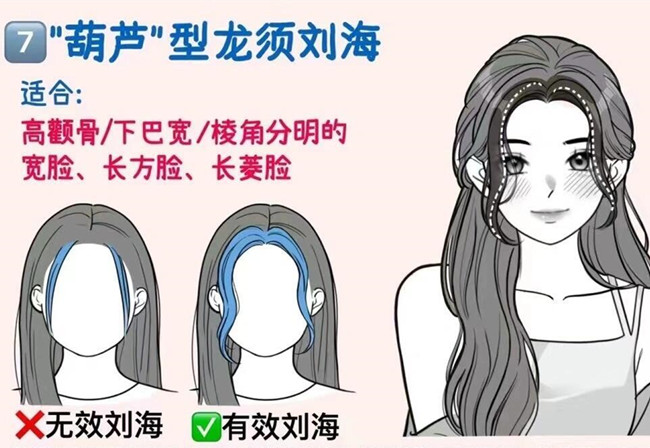 如何護(hù)理龍須劉海？南寧女士理發(fā)