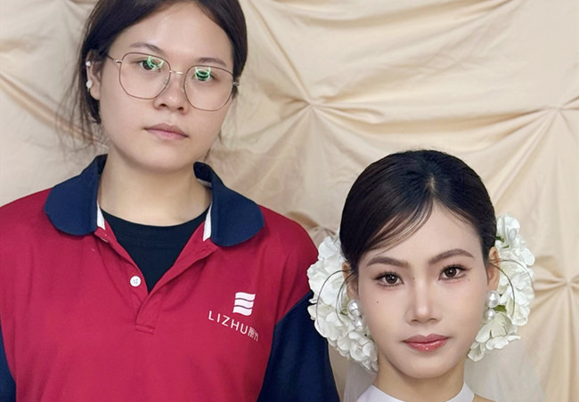 韓式新娘造型，南寧寫真彩妝實訓作品