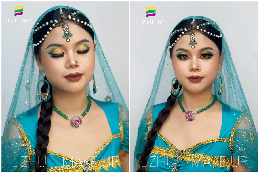印度舞臺妝， 0基礎(chǔ)學(xué)彩妝造型